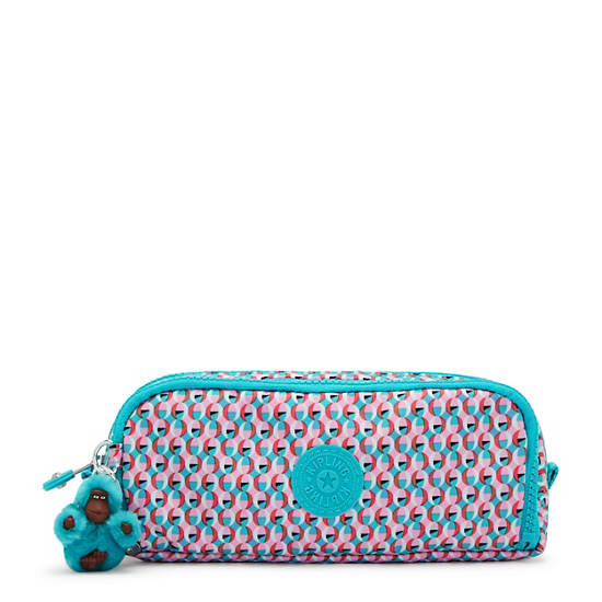 Kipling Gitroy Printed Pencil Case Çanta Turkuaz | TR 1084YX